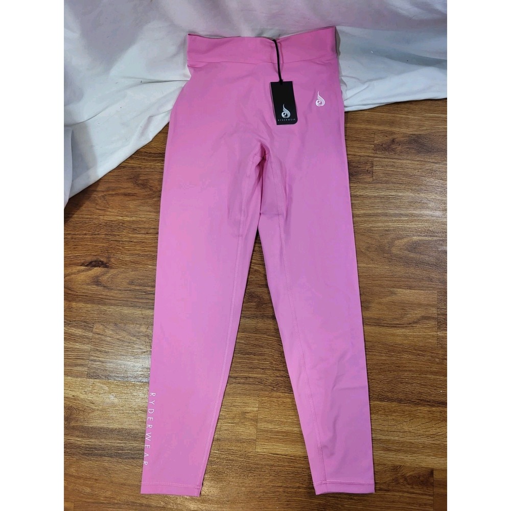 NWT Ryderwear Ryder Wear Pink Scrunch Butt Workout Leggings New with Tags Medium